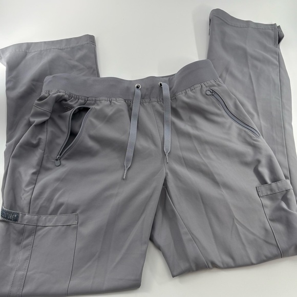 Med Couture Women's Gray Scrub Set - Picture 3 of 6